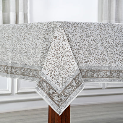 Taupe Jaal Tablecloth