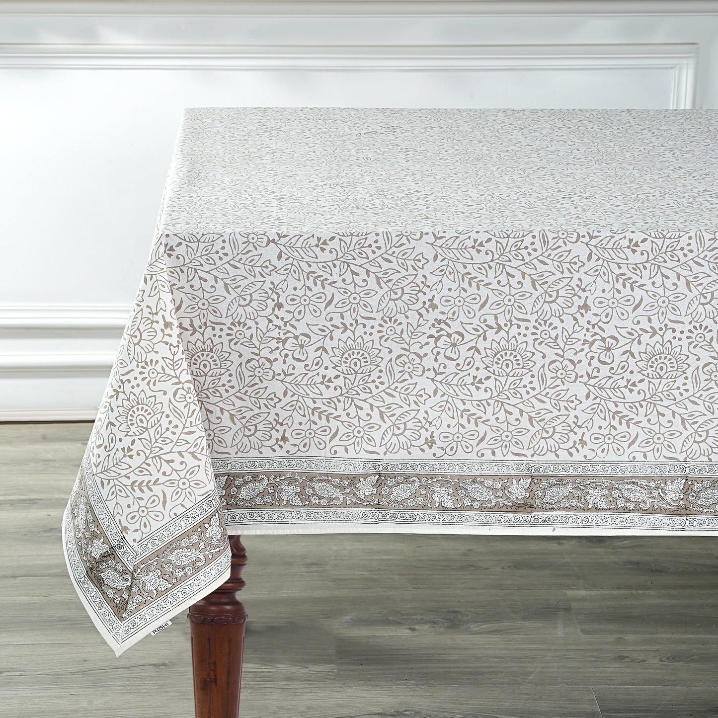 Taupe Jaal Tablecloth