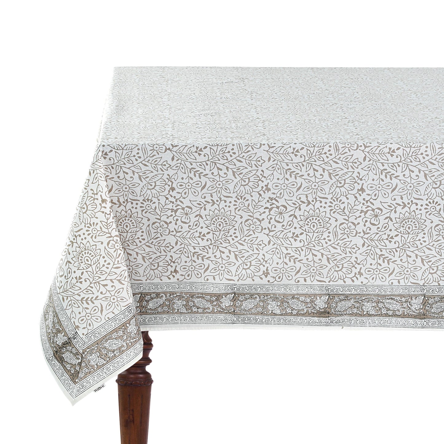 Taupe Jaal Tablecloth