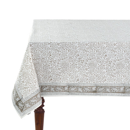 Taupe Jaal Tablecloth