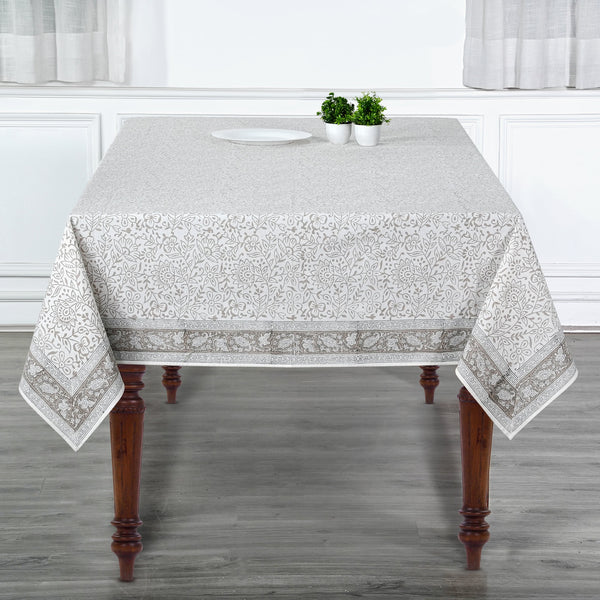 Taupe Jaal Tablecloth