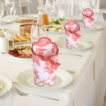 Tulip Pink Scallop Scallop Embroidery Napkins