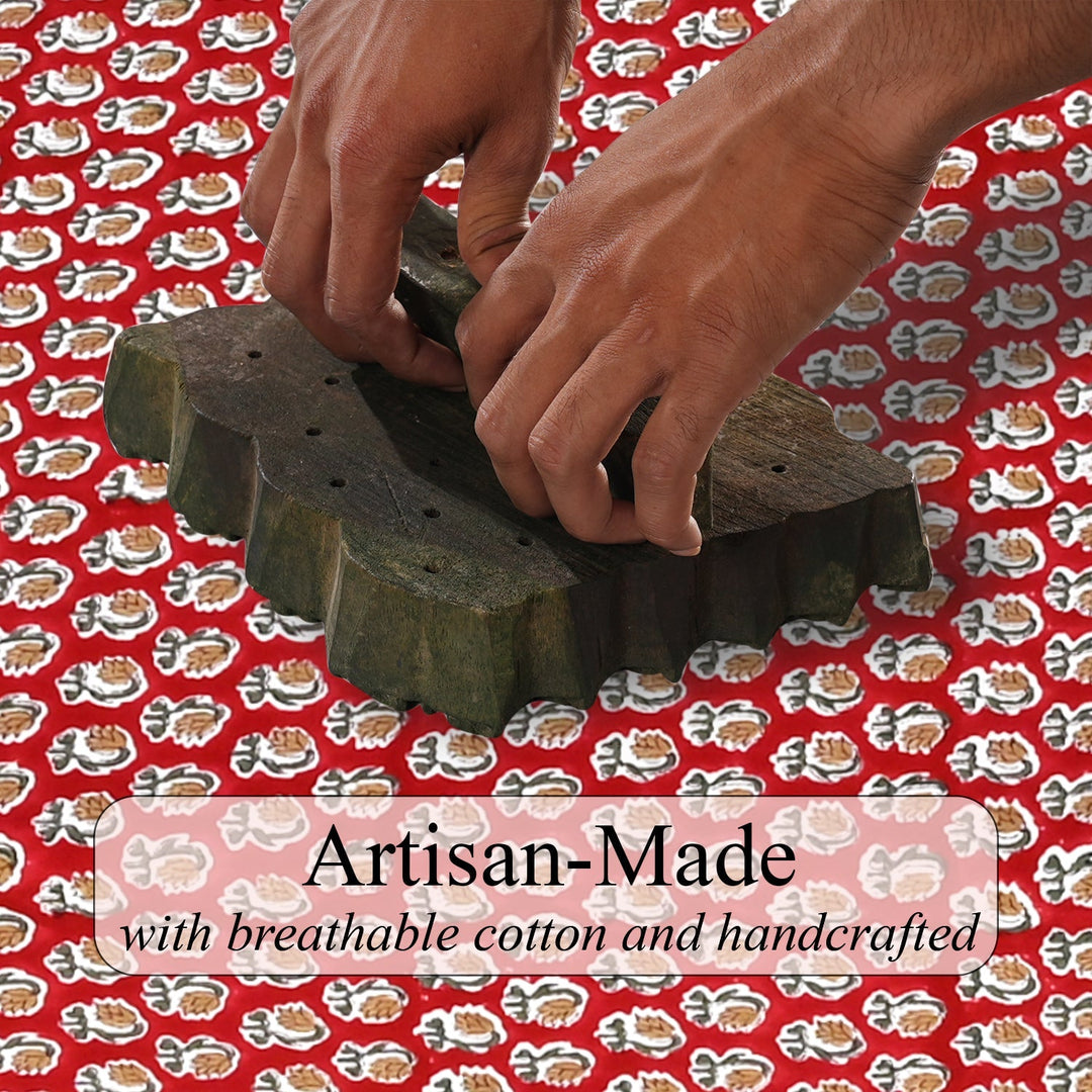 Choclate Cosmos Red Rectangle Tablecloth