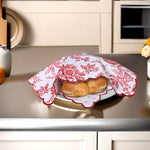 Tulip Pink Scallop Scallop Embroidery Napkins