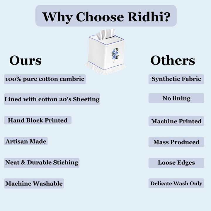 Comparison chart highlighting features of &