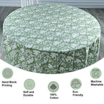 Sage Green Round Tablecloth