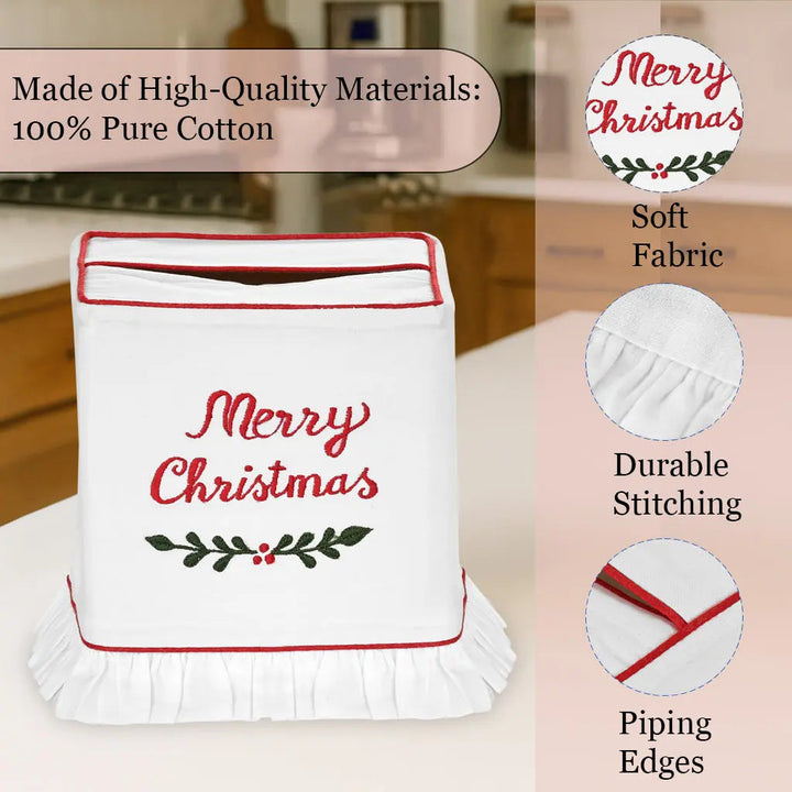 White towel with &