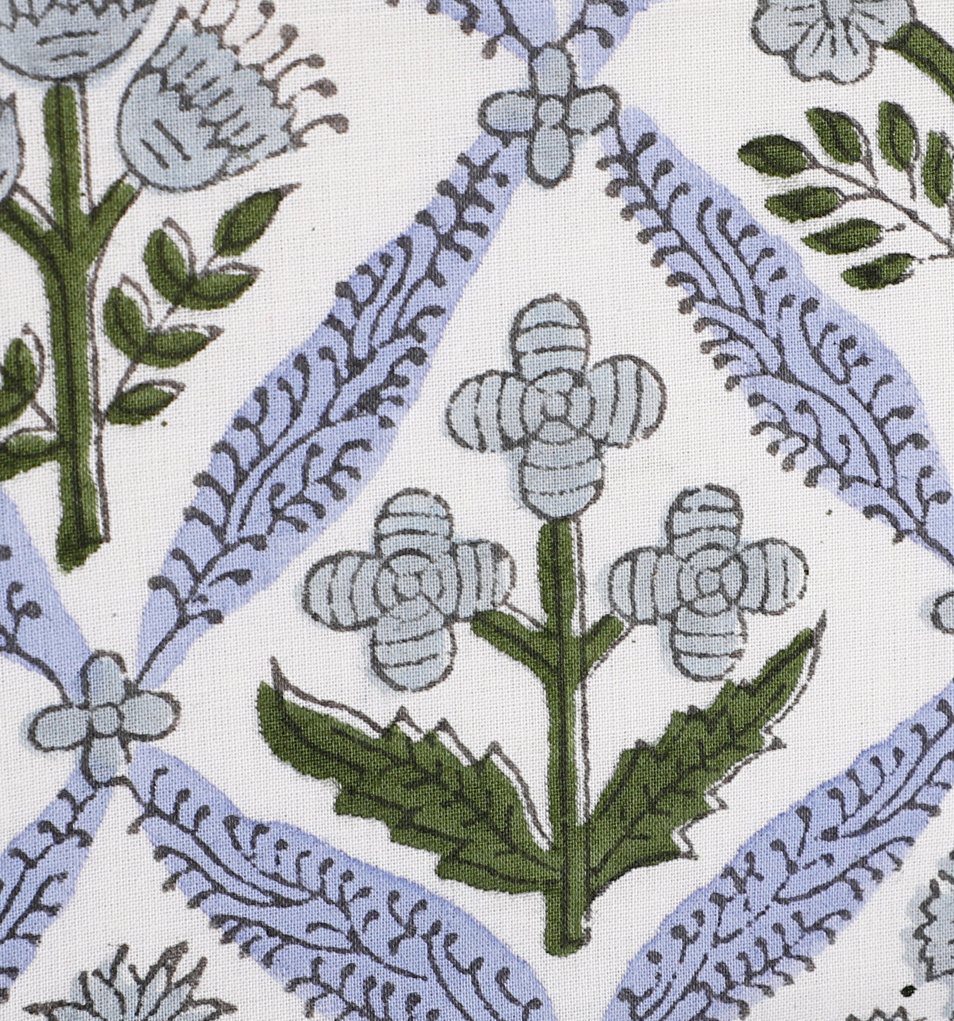 Light Steel Blue Piping Tissue Box Cover