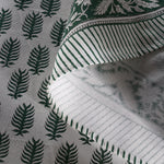 Juniper Green Leaf Print Round Tablecloth