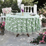 Sage Green Round Tablecloth