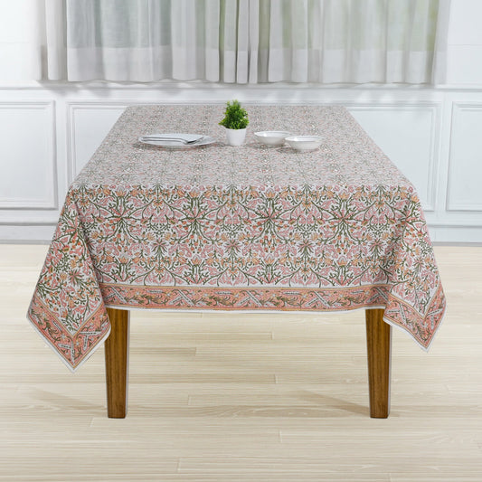 Sassy and Salmon Pink Tablecloth