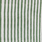 Green Stripe Green Piping Tissue Box Cover