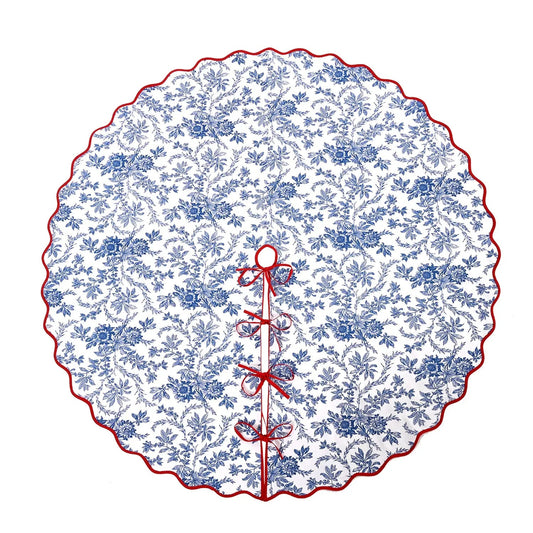 Incremental Blue Tree Skirt