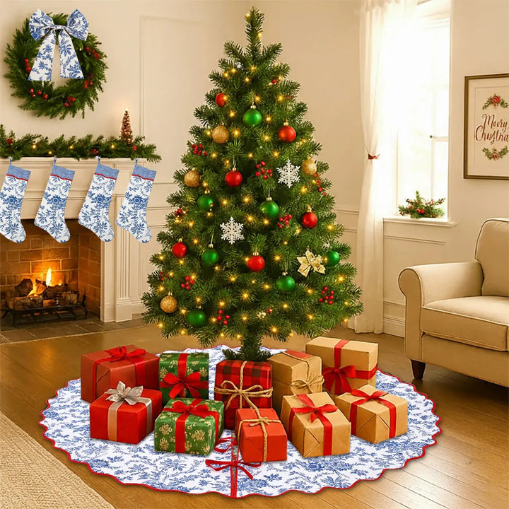 Incremental Blue Christmas Stocking