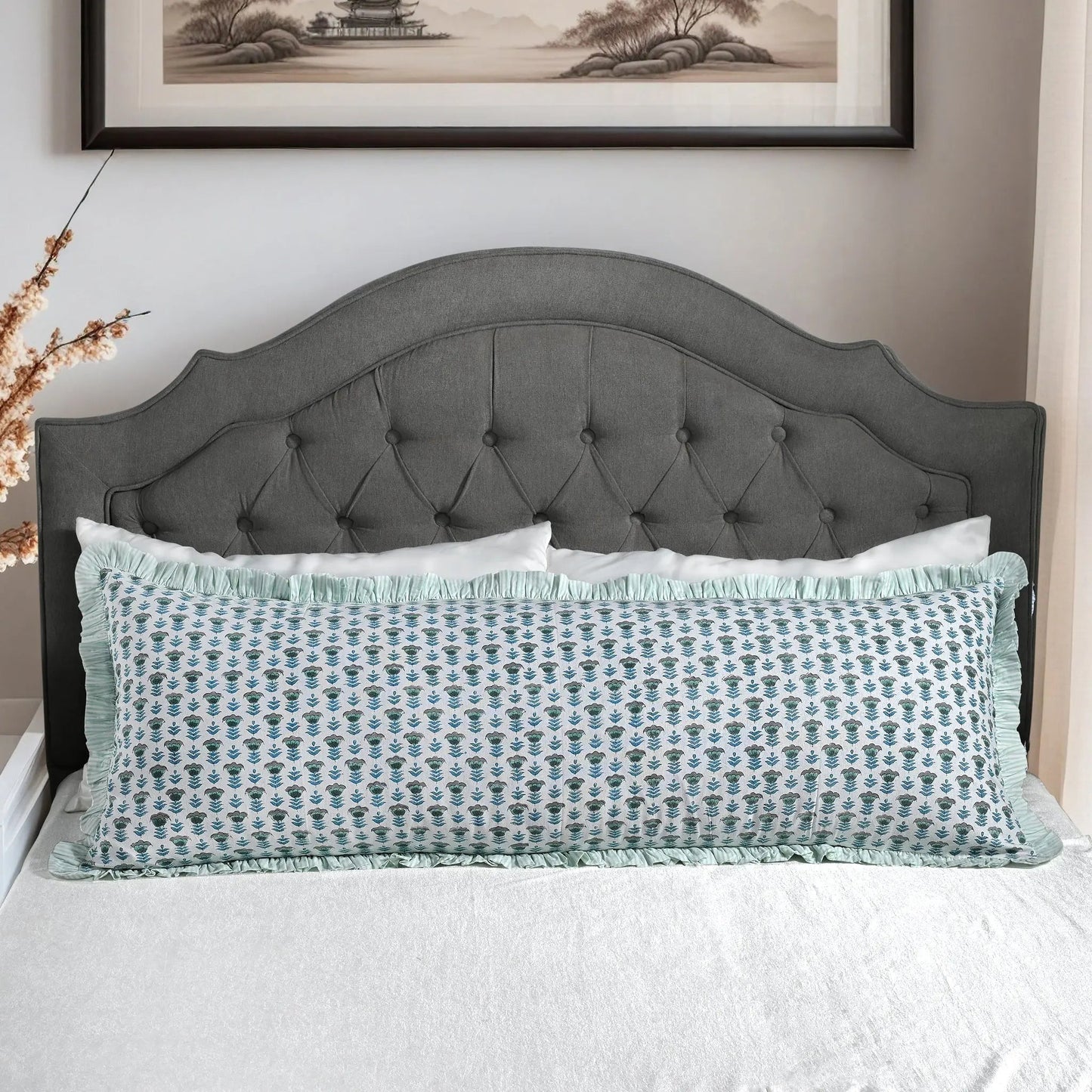 Aquamarine Blue Sham Cover