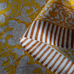 Saffron Yellow Round Tablecloth