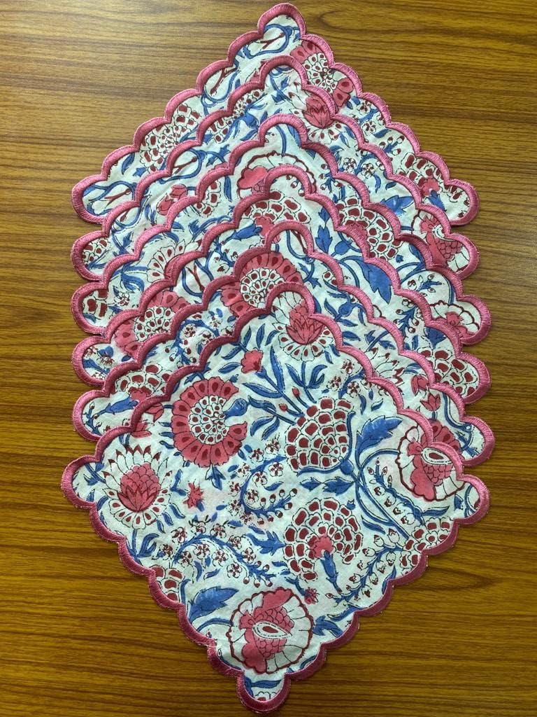Fabricsg Cloth Napkins 100% Pure Cotton Farmhouse Wedding Dinner Napkins for , Valentine's day, Spring, Easter, Holiday Daily Wedding uses Napkins