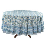 Asparagus Green Open Round Tablecloth