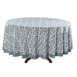 Baby Blue Eyes Round Tablecloth