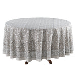 Taupe Gad Round Tablecloth
