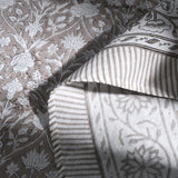 Taupe Gad Round Tablecloth