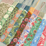 FABRICSG Multicolor Colorful Printed Block Print Bright Color Hand Made Hanging Christmas Stockings for Christmas Tree Decor and Gifts for Children and Family, Gift for her, gifts