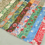 FABRICSG Multicolor Colorful Printed Block Print Bright Color Hand Made Hanging Christmas Stockings for Christmas Tree Decor and Gifts for Children and Family, Gift for her, gifts