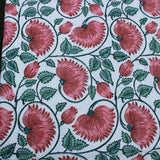 Coral and Turquoise Green Tablecloth