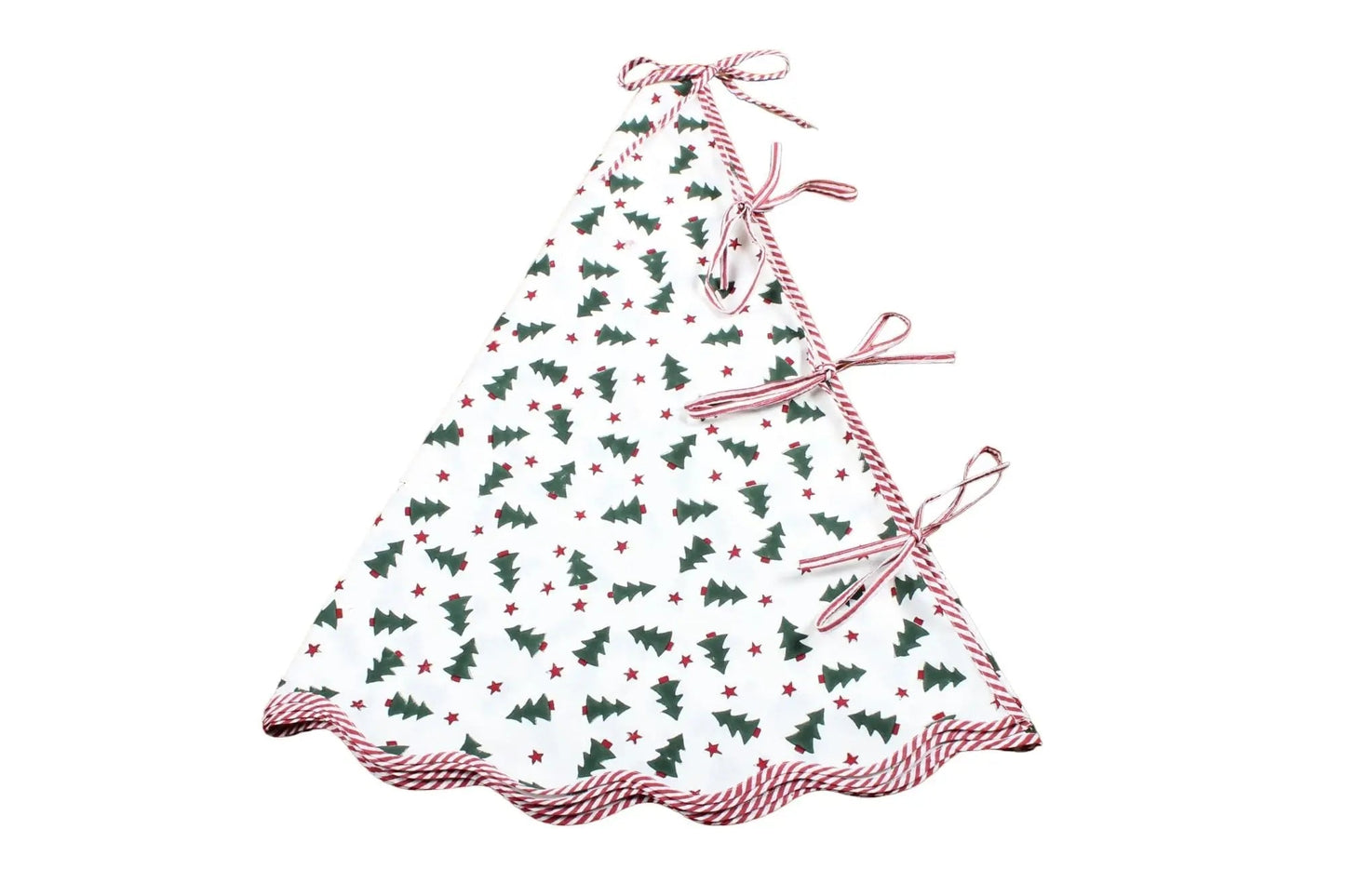Christmas Green And Red Tree Skirt