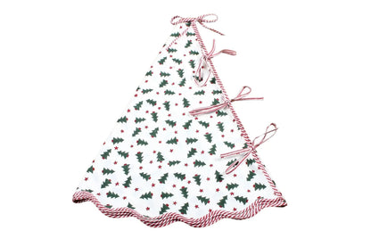 Christmas Green And Red Tree Skirt