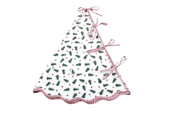 Christmas Green And Red Tree Skirt