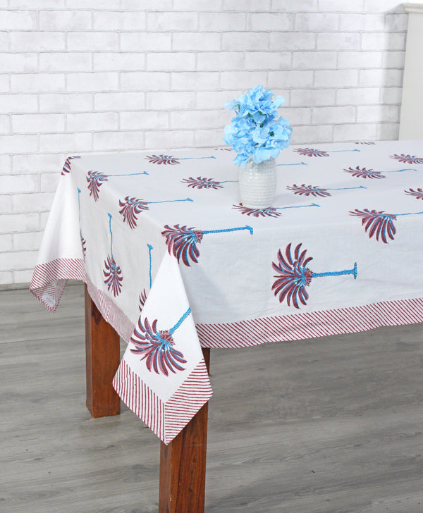Red Palm Tree Tablecloth