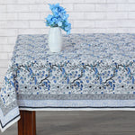 Spruce, Carolina and Powder Blue Tablecloth