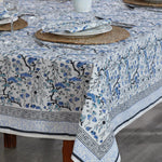 Spruce, Carolina and Powder Blue Tablecloth