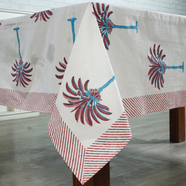 Red Palm Tree Tablecloth