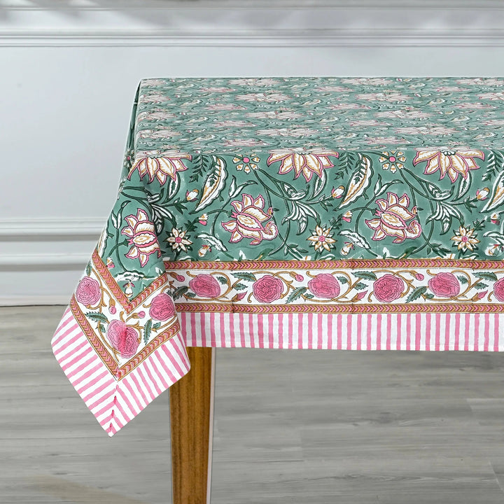 Viridian Green Rectangle Tablecloth