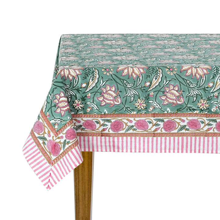 Viridian Green Rectangle Tablecloth