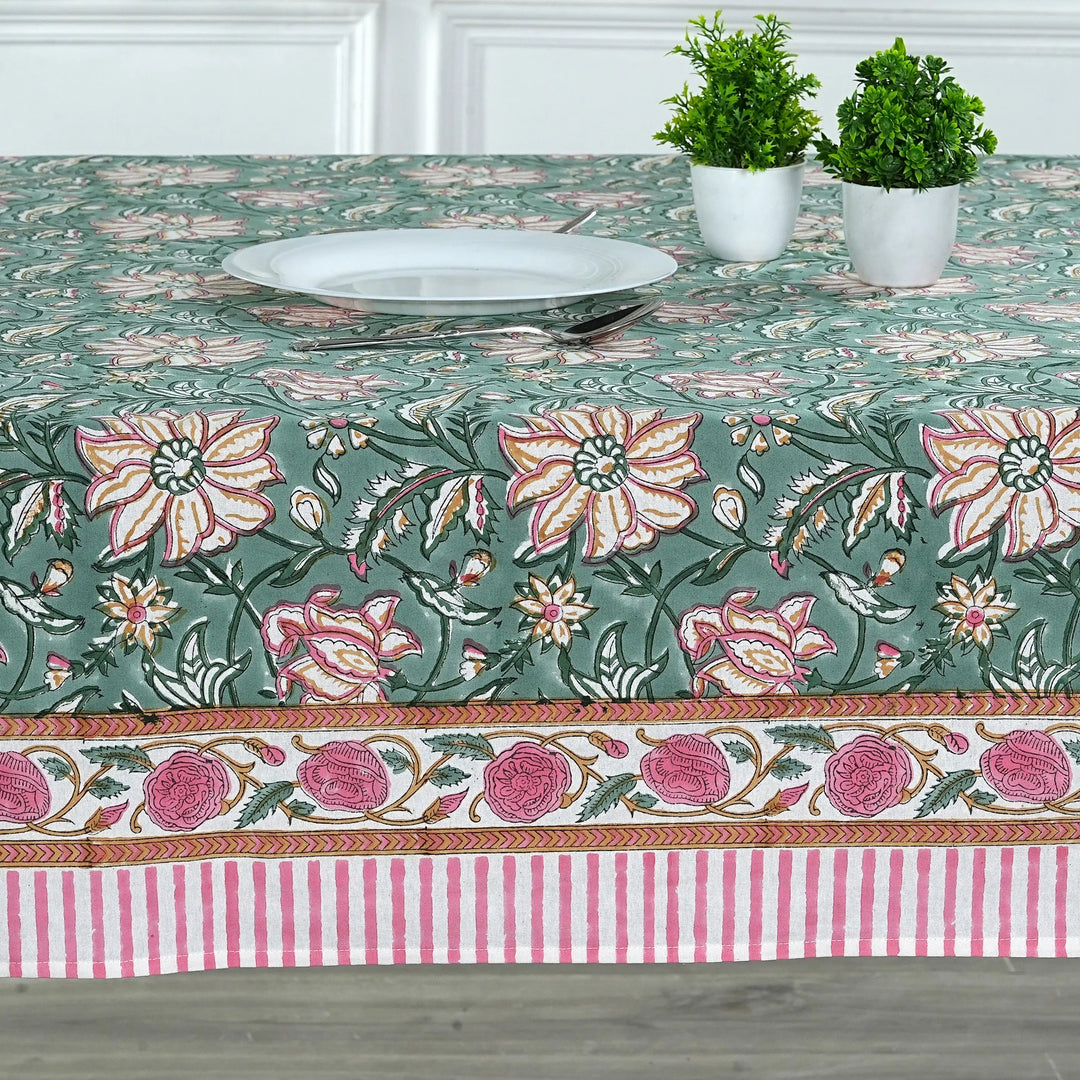 Viridian Green Rectangle Tablecloth