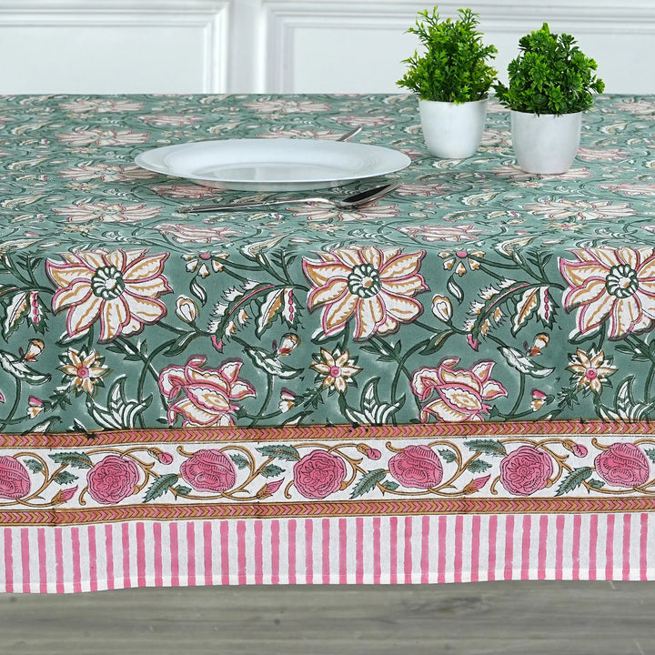 Viridian Green Rectangle Tablecloth