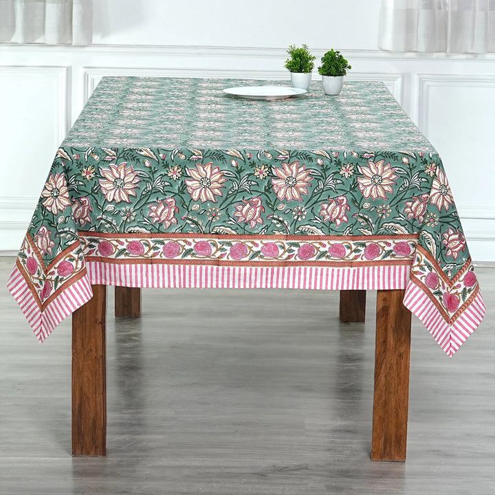 Viridian Green Rectangle Tablecloth