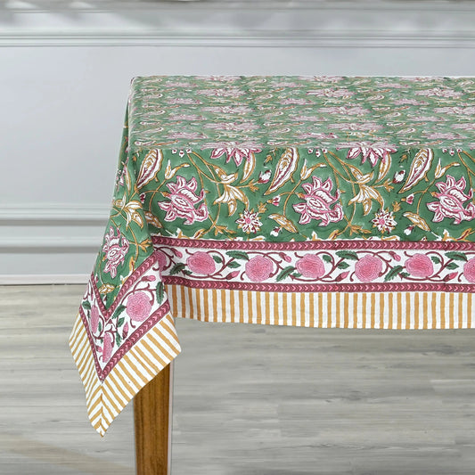 Hunter Green Square Tablecloth