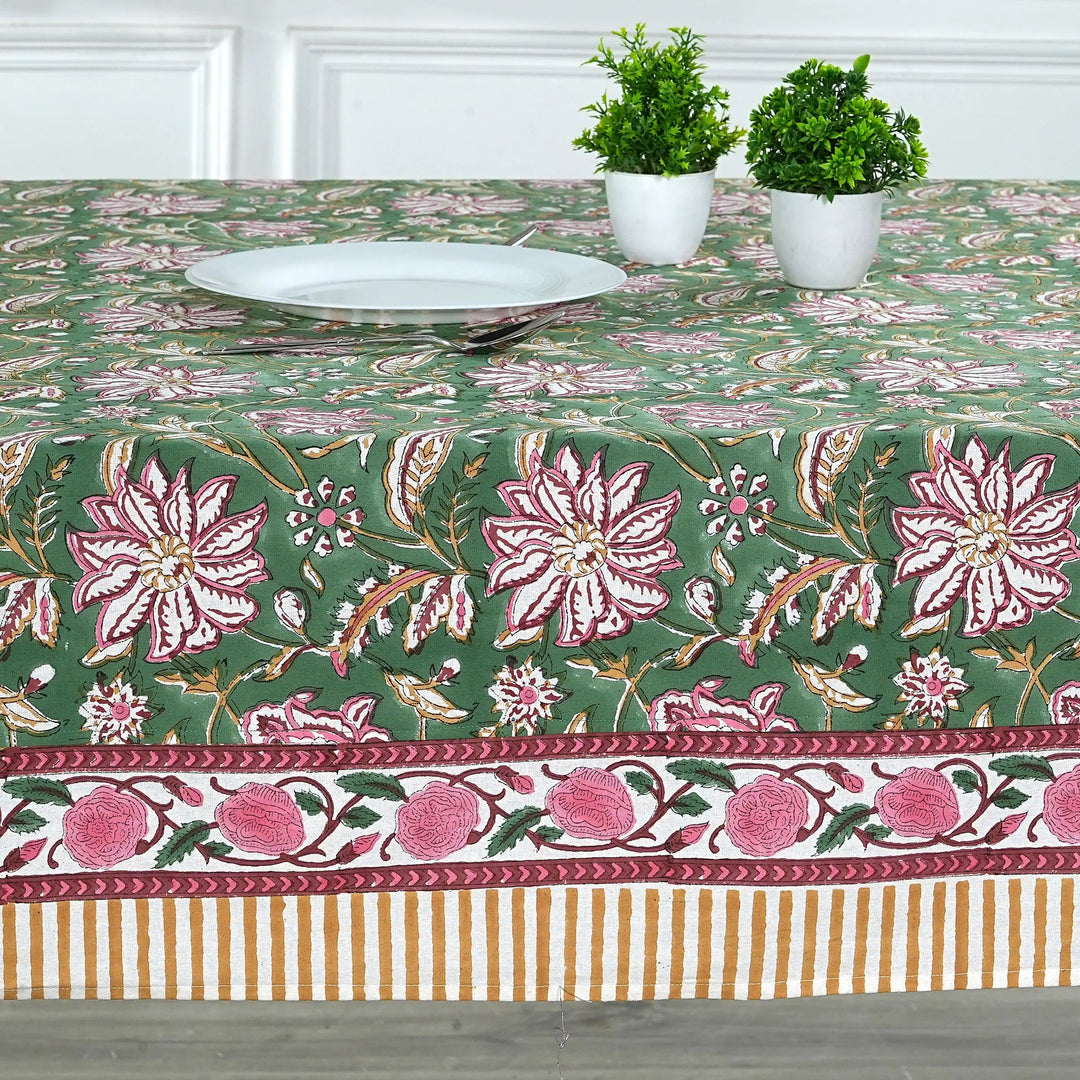 Hunter Green Square Tablecloth