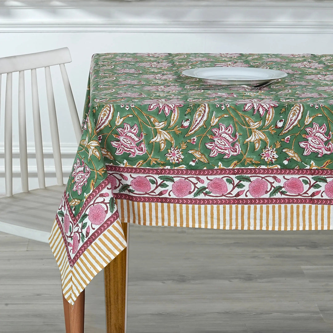 Hunter Green Square Tablecloth