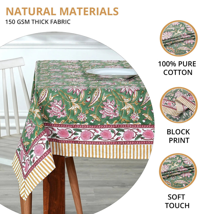 Hunters Green Rectangle Tablecloth