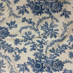 Incremental Blue and White Hand Printed Cotton Cloth