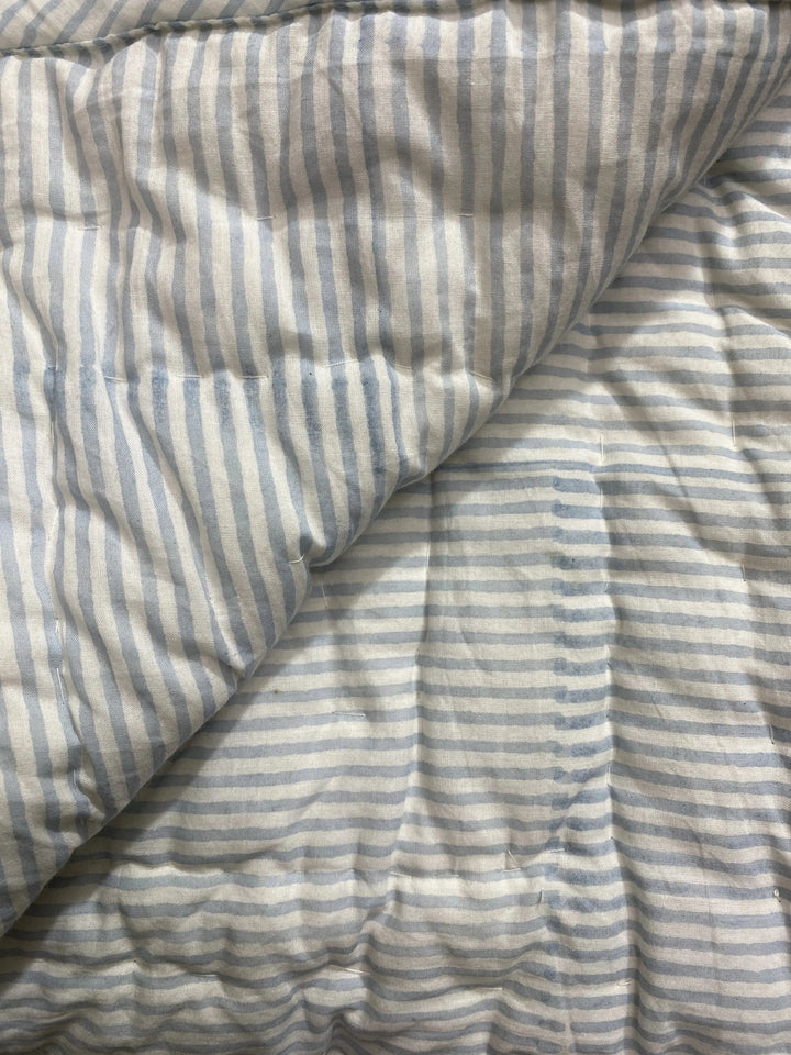 Mughal Buta Blue Quilt