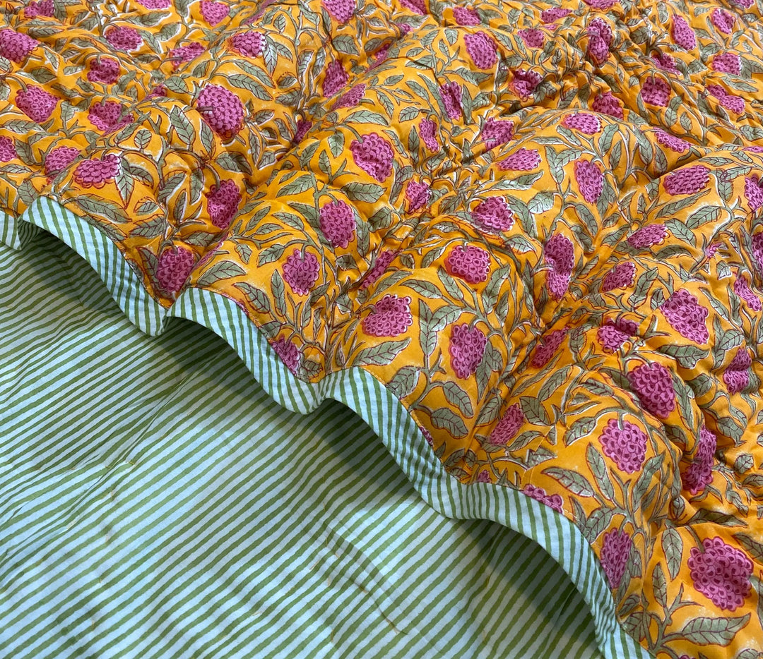 Tangerine Orange Quilt