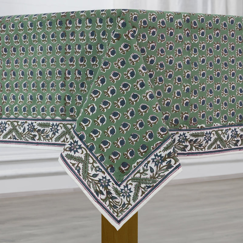 Basil Green Tablecloth