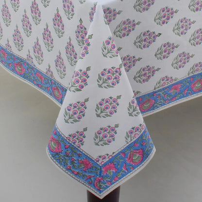 Ruddy Blue Square Tablecloth