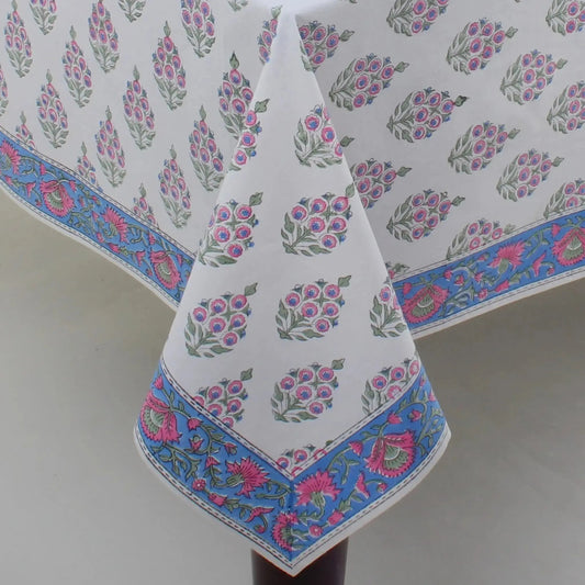 Ruddy Blue Square Tablecloth